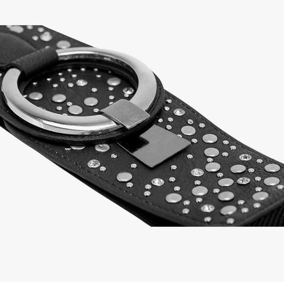 Wide Elastic Stretch Retro Belt - Picture 6 of 6